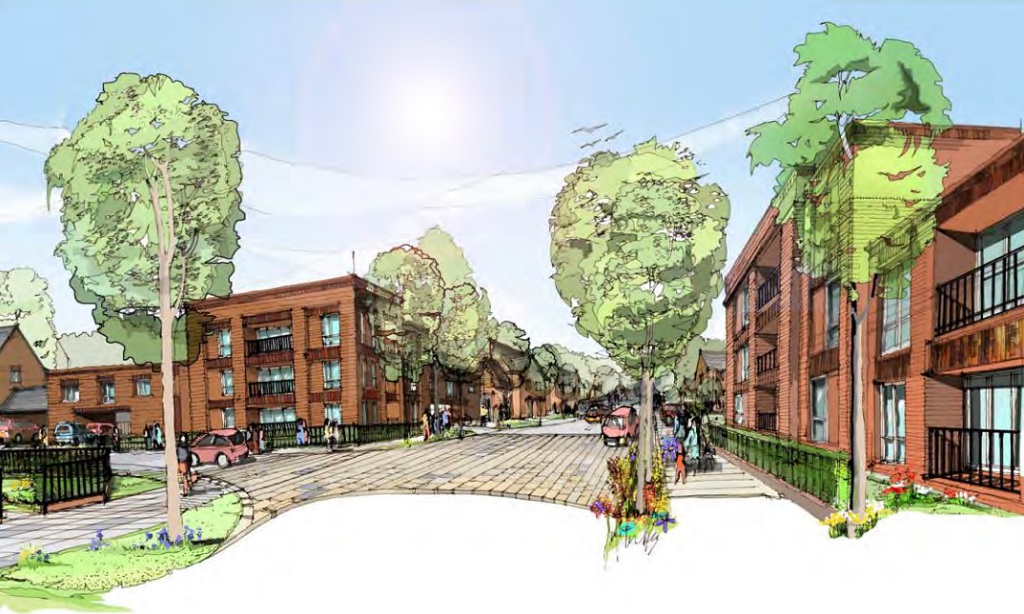 Proposed view along Church Street. Credit: via planning documents