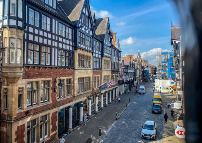 Eastgate Street in Chester, c Julia Hatmaker for Place North Wes