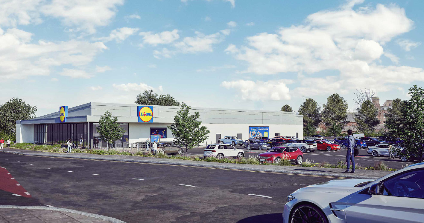 Edge Hill Lidl, Lidl, p Royal Pilgrim