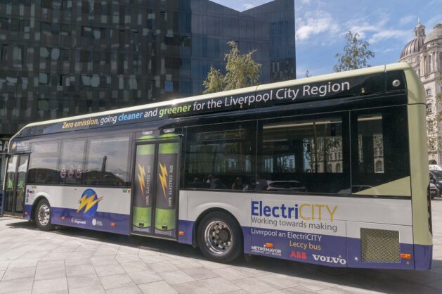 Merseytravel Experimental Rechargeabl Stagecoah Bus Event.