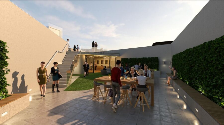 Embankment Roof Terrace CGI