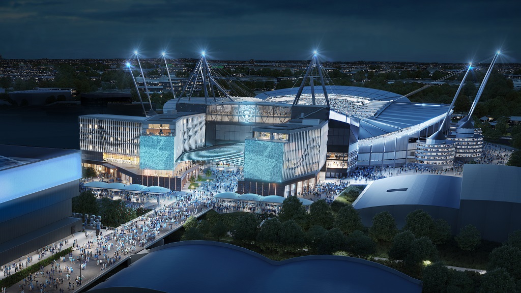 Manchester City plant den Bau eines Stadions im Wert von 300 Millionen Pfund Sterling