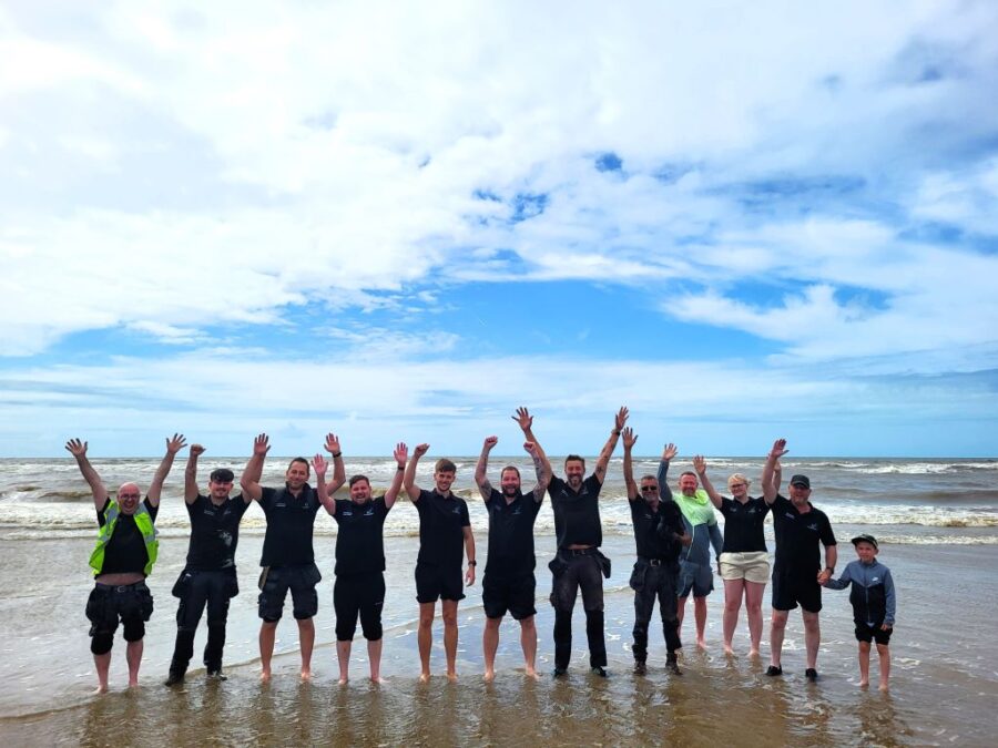 Evolution team at Big Puddle Jump, Evolution, p West