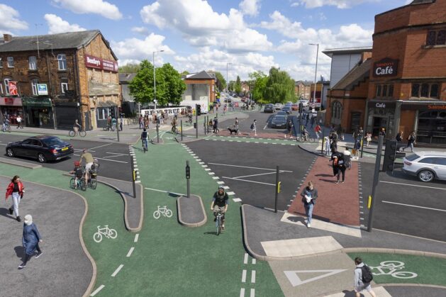 Fallowfield Loop Wilmslow Road Junction Improvements July 2021 CGI P.MCC