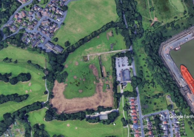 Ferry Road, Anwyl Magenta, c Google Earth snapshot