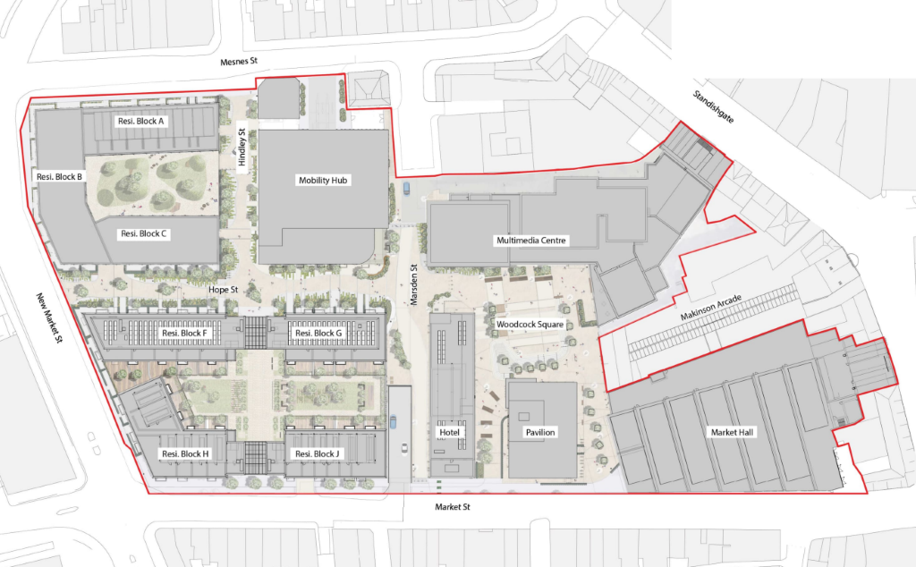 Fettlers masterplan changes, Wigan Council and Cityheart, p planning