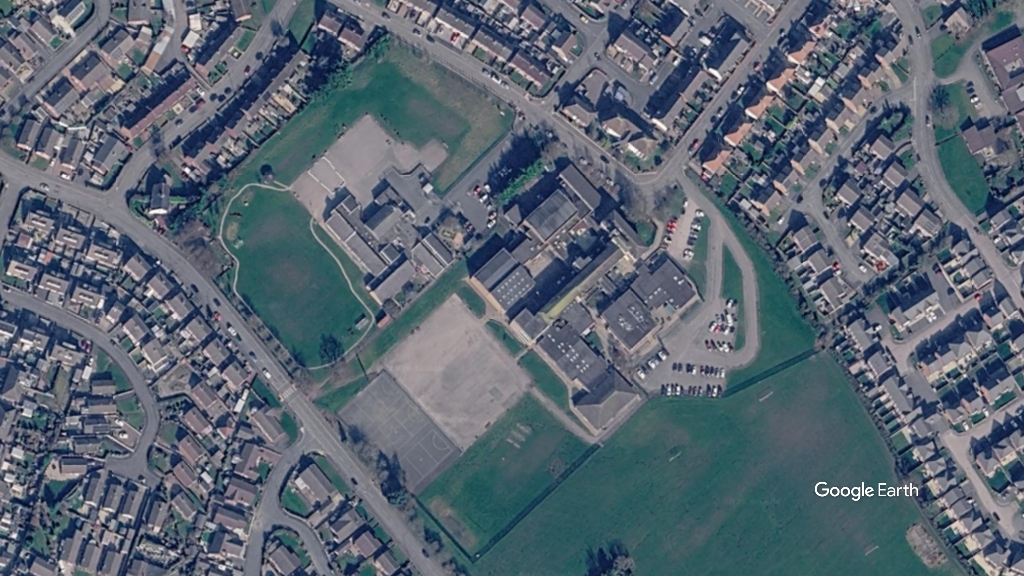 Flintshire schools, Flintshire County Council, c Google Earth