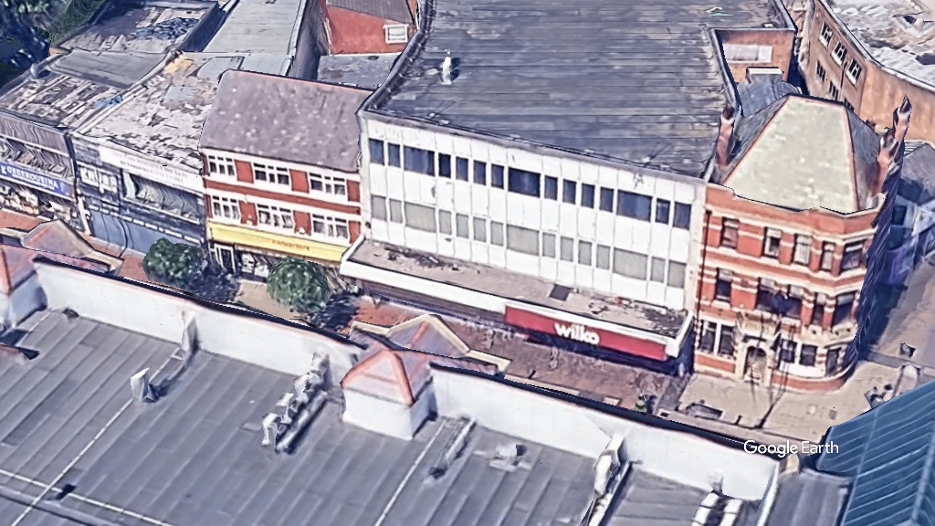 Former Wilko in Preston, ALB Group, c Google Earth