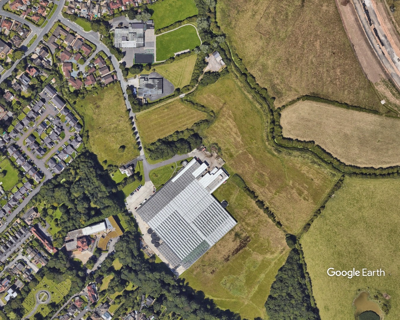 Fouldrey Avenue, Wain Homes Poulton, c Google Earth
