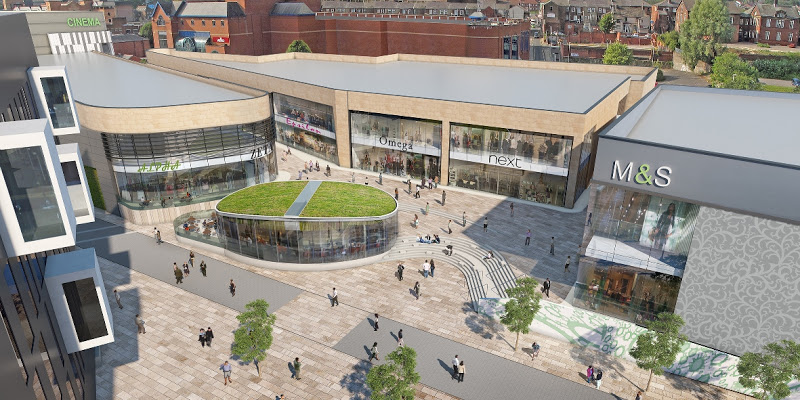 The proposed redevelopment of central Rochdale