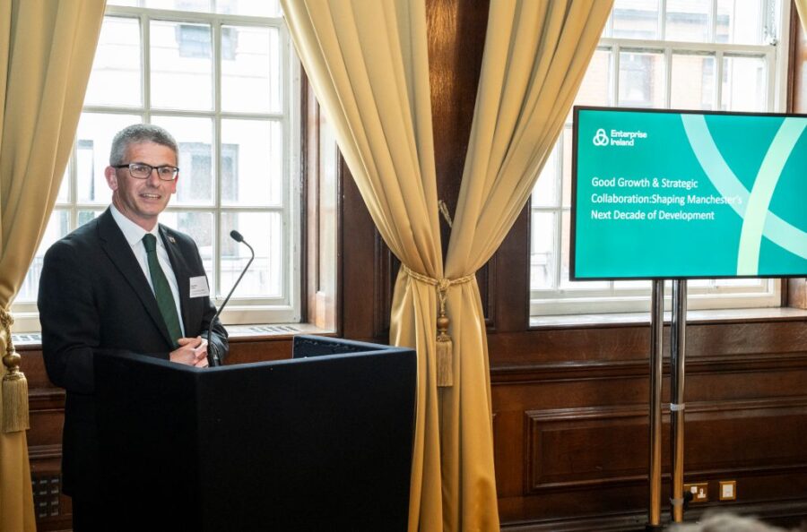 Gavin White, Manchester City Council, p Enterprise Ireland Gavin White, Manchester City Council, p Enterprise Ireland