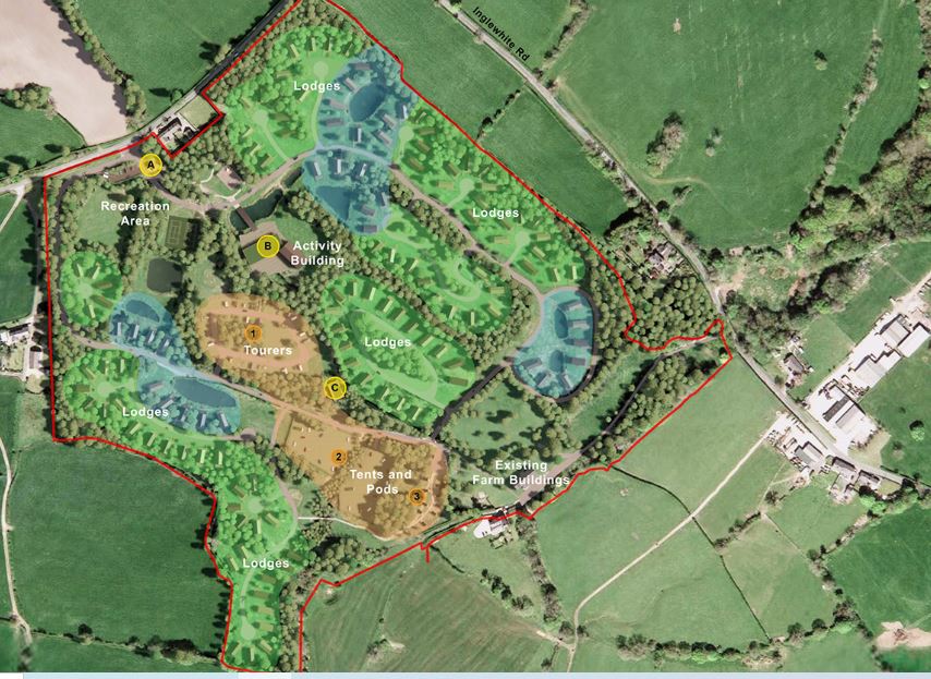 Goosnargh holiday retreat site map p via consultation docs