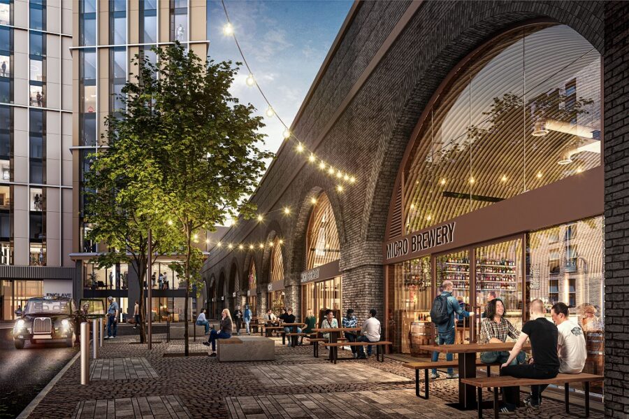 Gorton Street Arches CGI, Progressive Living, p Nutshell Communications