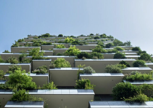 Green building balconies Spaceflow