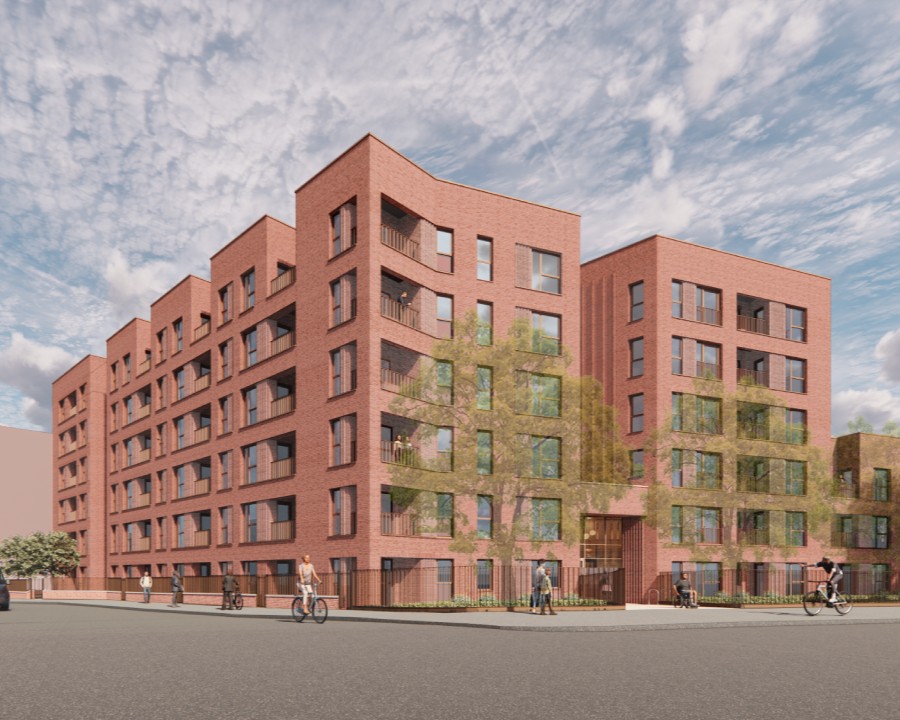 Grey Mare Lane housing development Manchester, Caddick, p via Truth PR