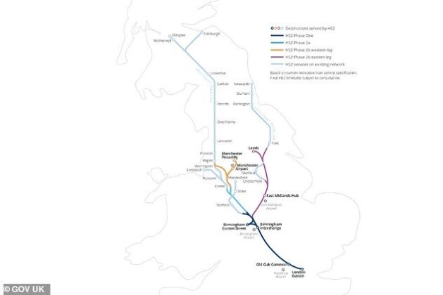 HS2 Map Govt October 2020