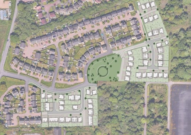 Hadrian's Camp, Story Homes, p via planning documents