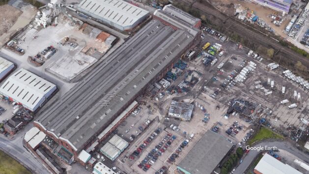 Hammerstone Road Depot, Manchester, P.Google Earth 0
