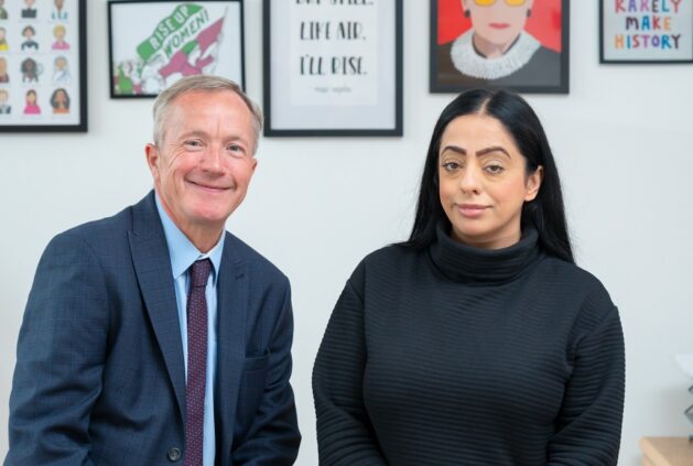 Harry Catherall And Cllr Arooj Shah, Oldham Council, P Oldham Council