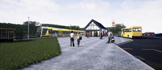 Headbolt Lane Station High Res CGI