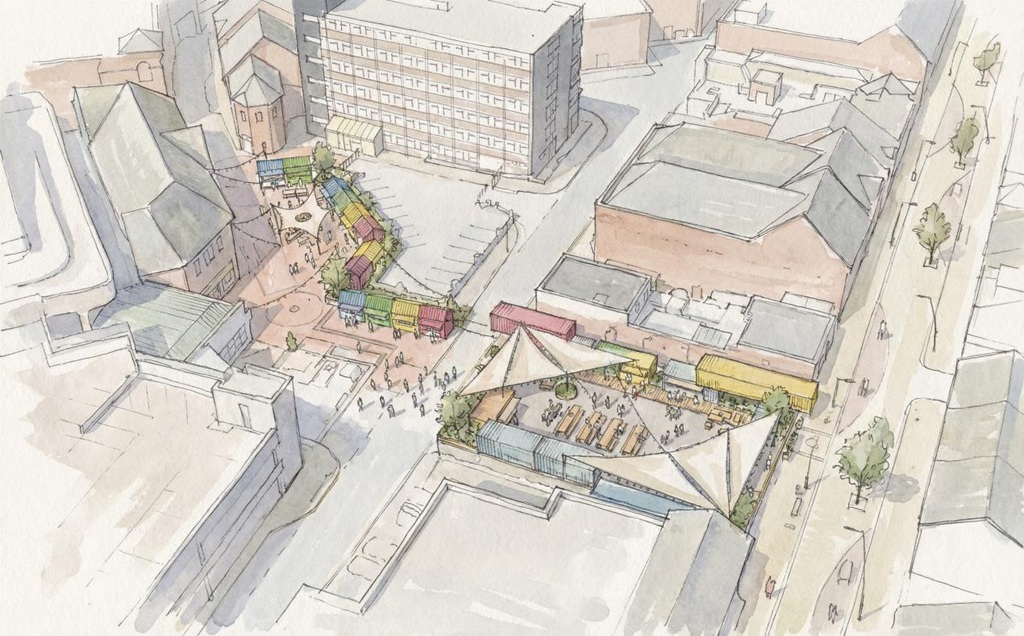 Heart of Barrow artists impression, p w and f council