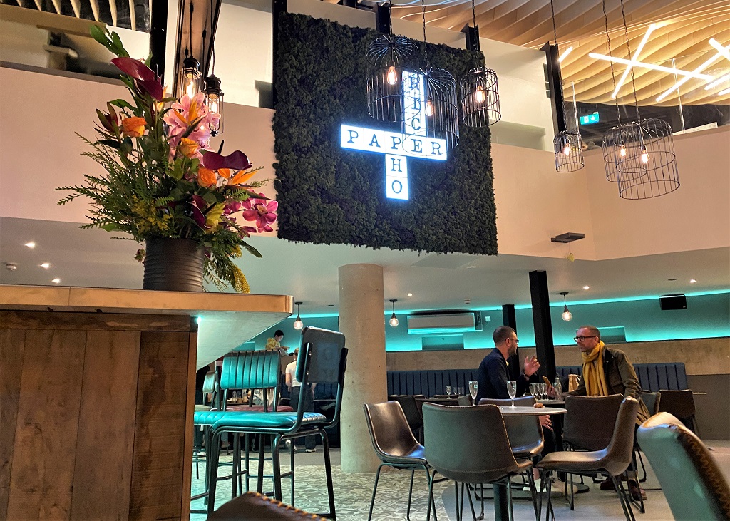 Rice Paper Pho is on the mezzanine of Hello Oriental. Credit: PNW