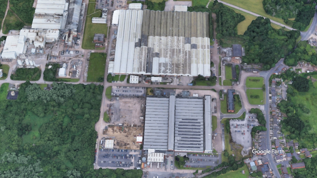 Hindley Green, Eden Asset Managment, c Google Earth snapshot