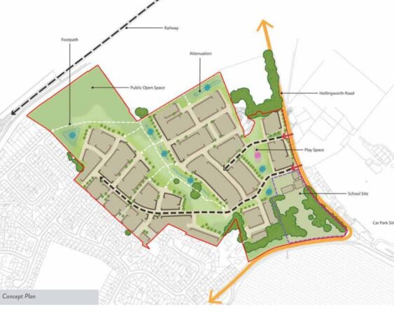 Hollingworth Road, Bloor, via planning documents