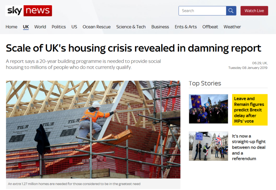 Housing Crisis Sky