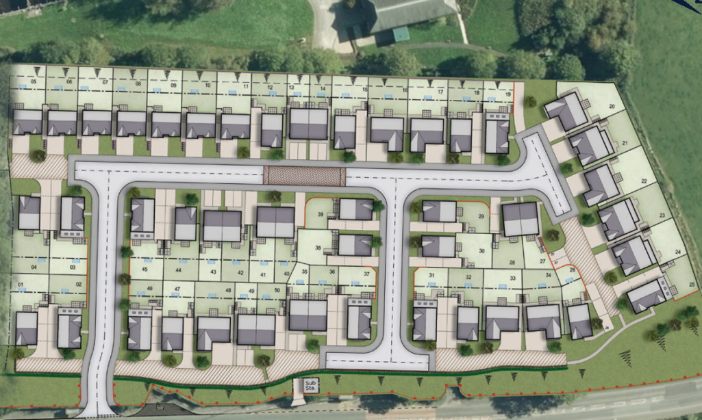 Plans lodged for 50 Green Belt houses in Tameside Place North West