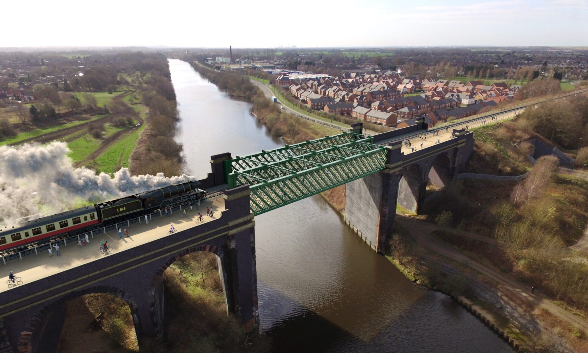 Irlam To Timperley Heritage Railway Proposal Cadishead Viaduct