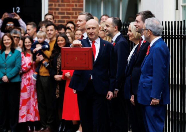 John Healey Autumn Budget HM Treasury c Lauren Hurley HM Treasury