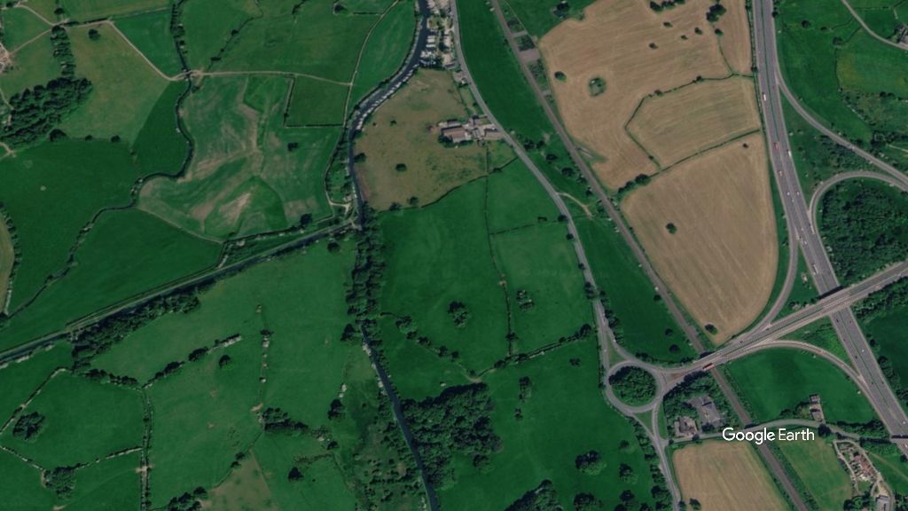 Junction M, L&K Group North West Auctions, c Google Earth snapshot
