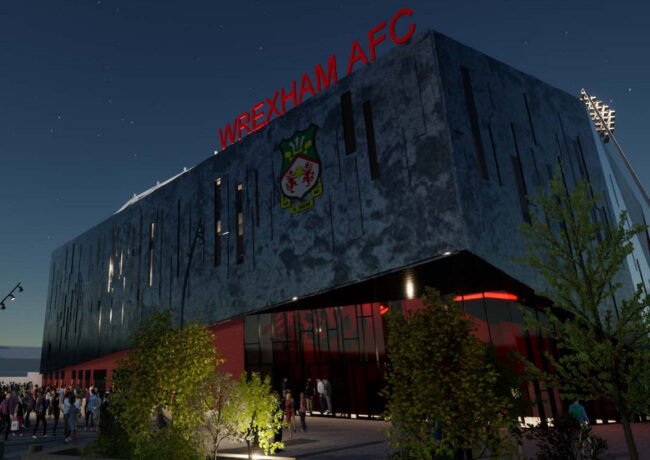 KOP at the Racecourse Wrexham FC p planning