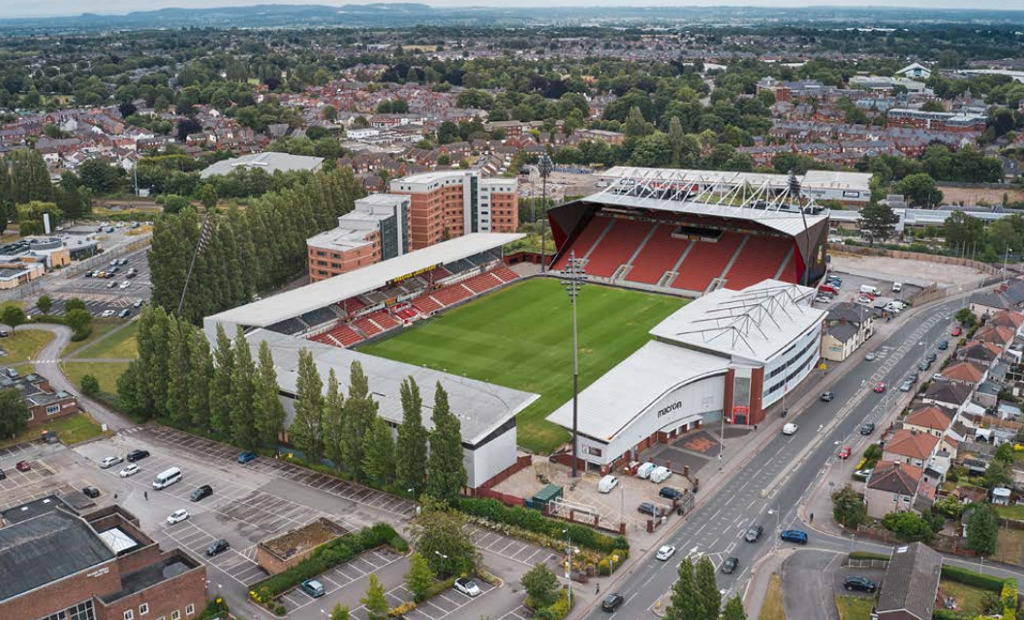 KOP at the Racecourse Wrexham FC p planning