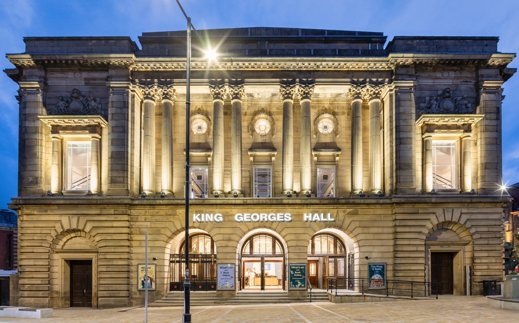 King Georges Hall ext, Blackburn, c Shafiq Khan