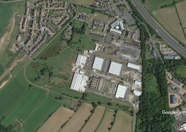 Kingmoor Park Cumbria County Council c Google Earth
