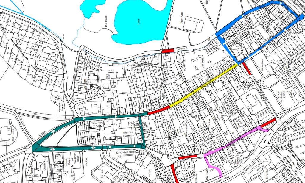 Knutsford town centre, p council document