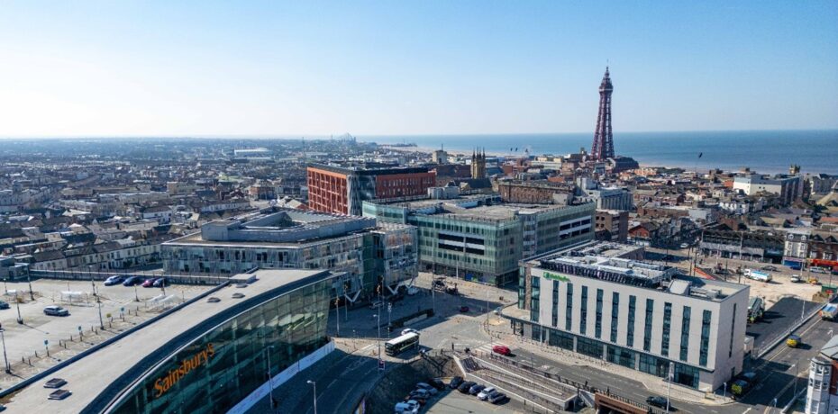 View of the completed King Street development, delivering new modern office space in the heart of Blackpool’s central business district. Credit: Christian Smith Photography