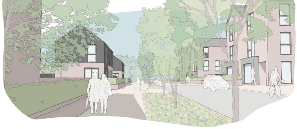 Land at Halsnead Farm, Onward Homes and Starship Build, p planning