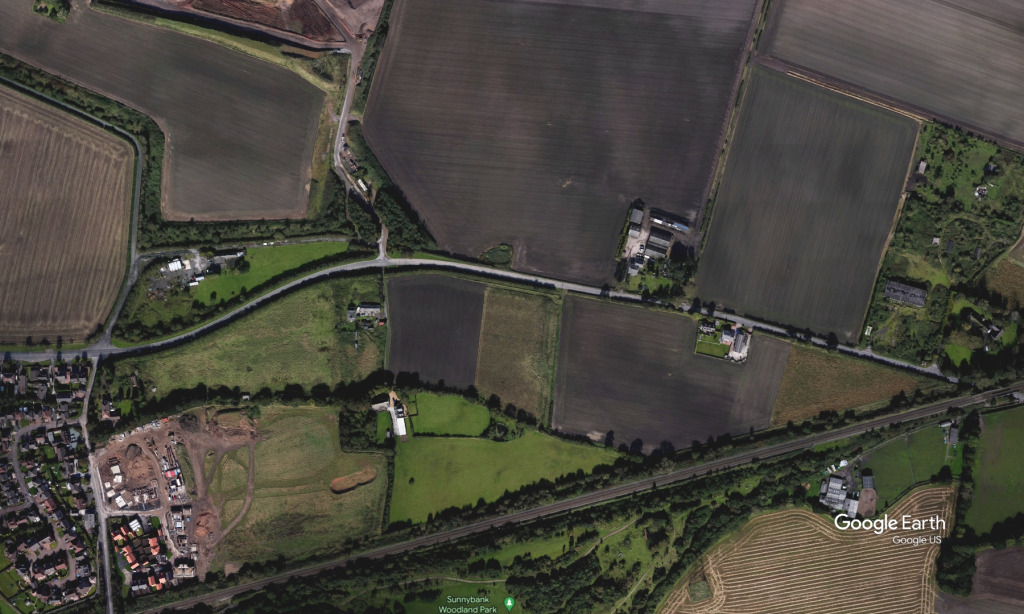 Land at South Lane, Prospect Homes, c Google Earth