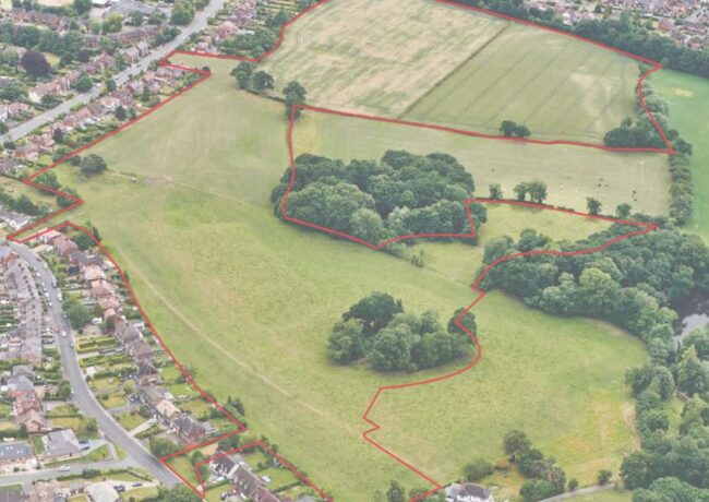 Land off Crewe Road in Sandbach, Wain Estates, p planning