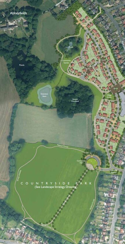Land off Crewe Road in Sandbach layout, Wain Estates, p planning.jpg Land off Crewe Road in Sandbach layout, Wain Estates, p planning.jpg