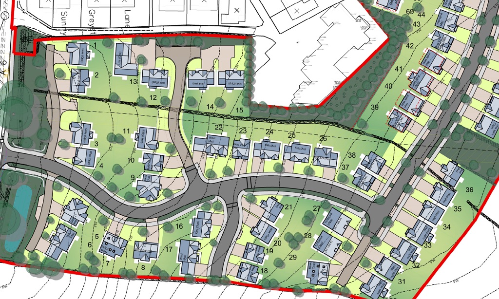 Land south and east of Milnthorpe, Oakmere Homes, p planning