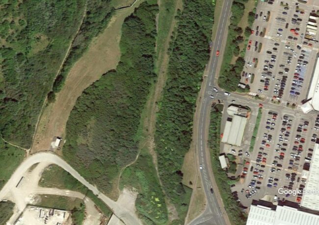 Land west of Derwent Howe Retail Park, Port Derwent Properties, c Google Earth