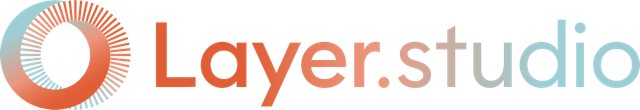 Layer.studio Gradient Logo Rust RGB