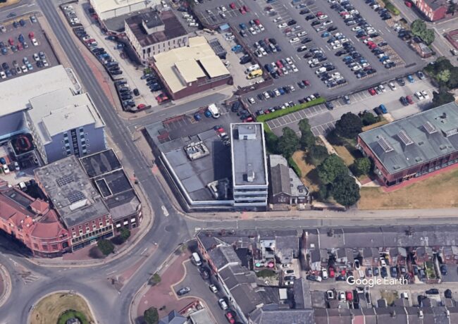 Lincoln House, Merseyside Police, c Google Earth