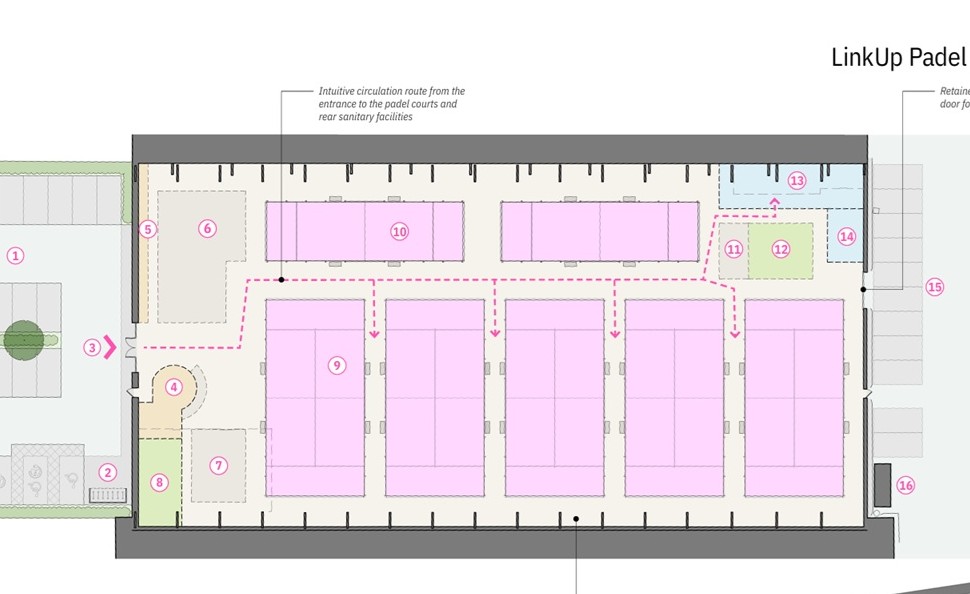 LinkUp Padel, Stretton Distributionn Centre, Warrington p planningdocs