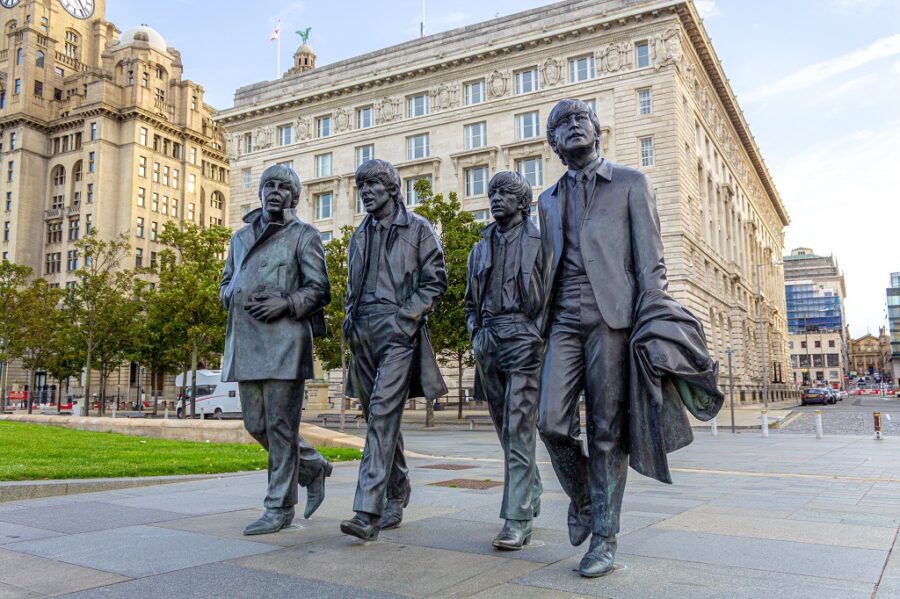 Liverpool Beatles statues, c Neil Martin on Unsplash