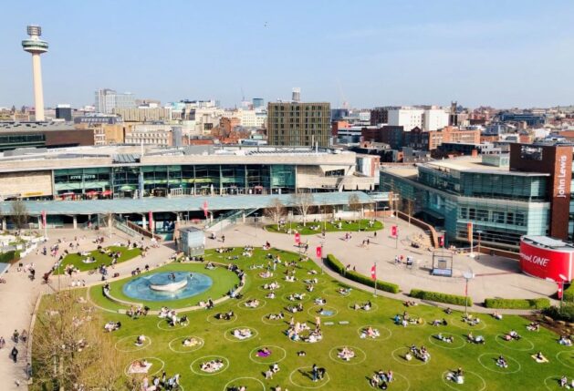Liverpool ONE Chavasse Park Social Circles